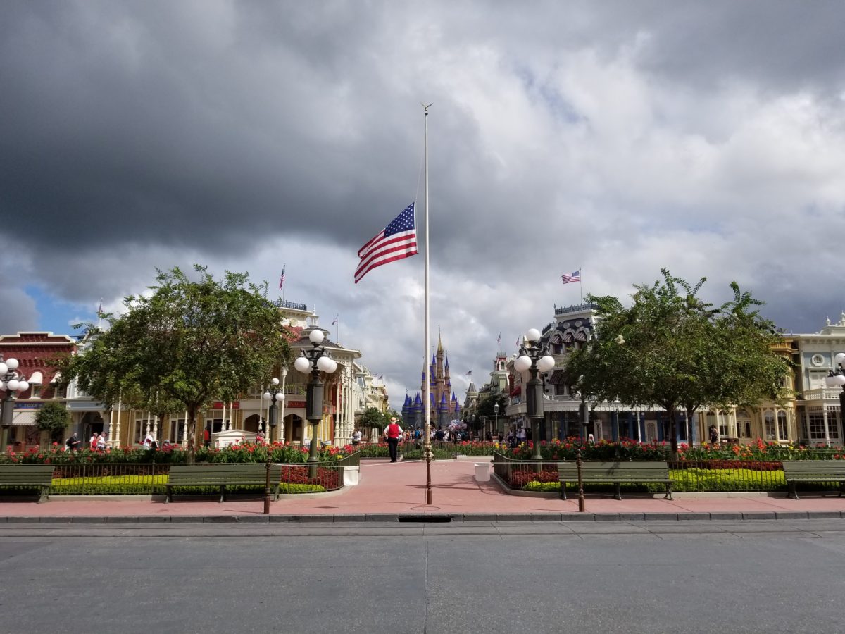 flag half staff