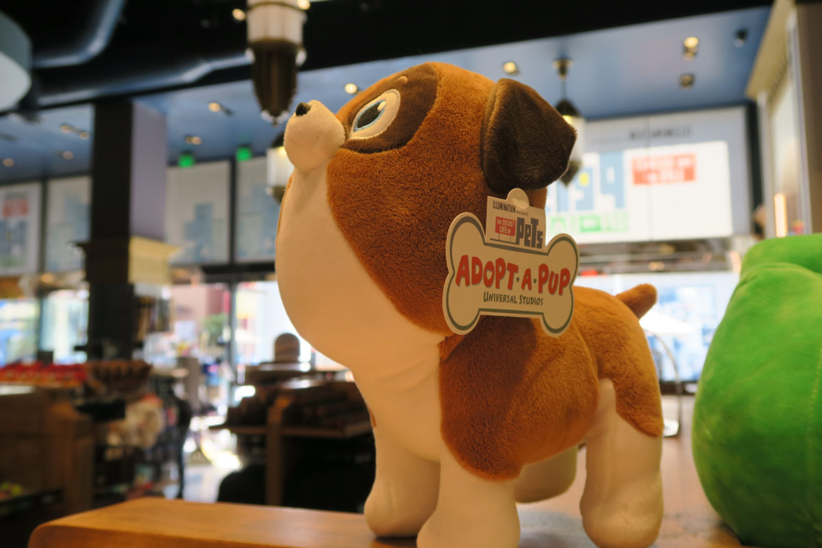 Secret Life of Pets Merchandise Adopt A Pup at Universal CityWalk Hollywood