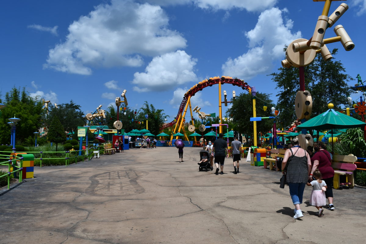 Not so crowded Toy Story Land