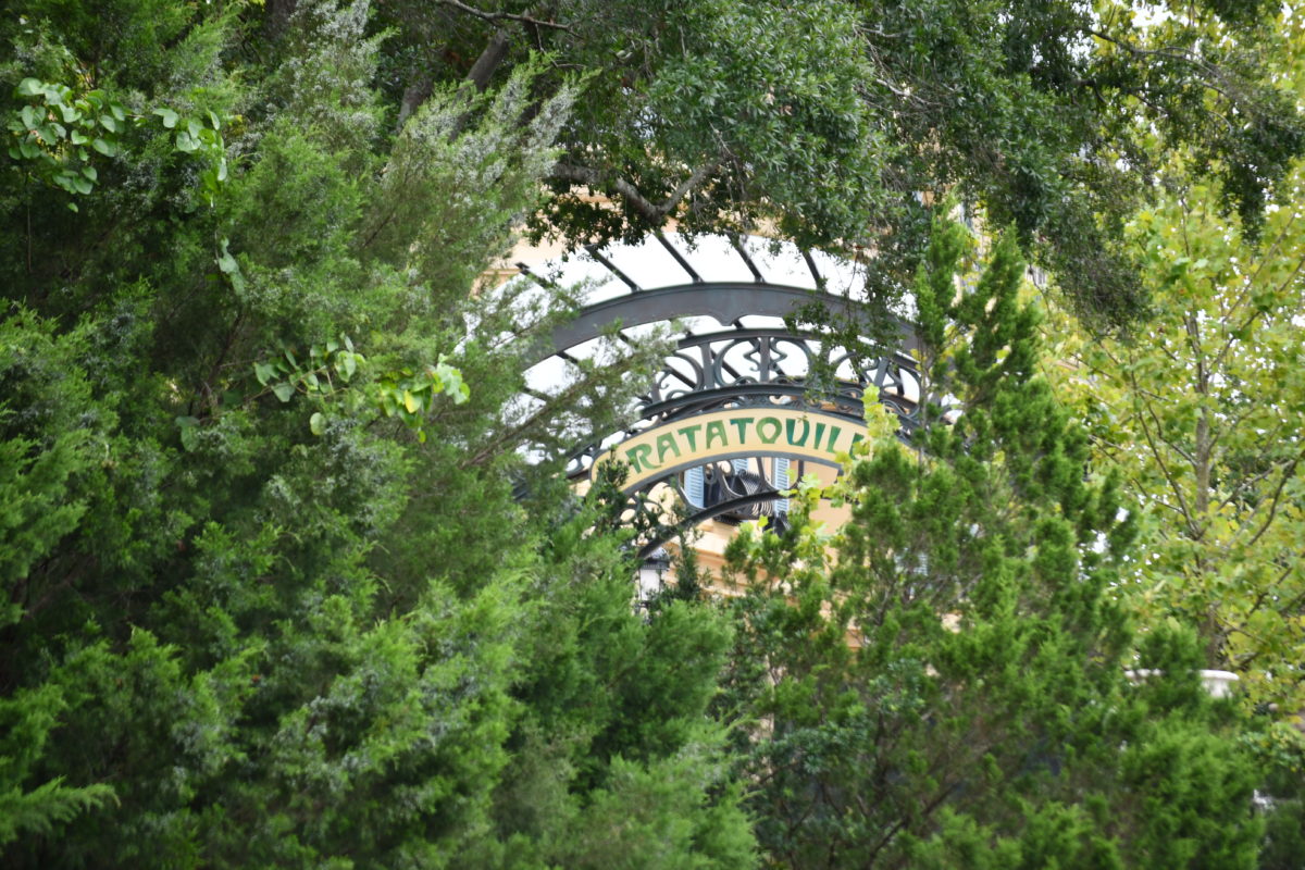 Remy's Ratatouille Adventure sign
