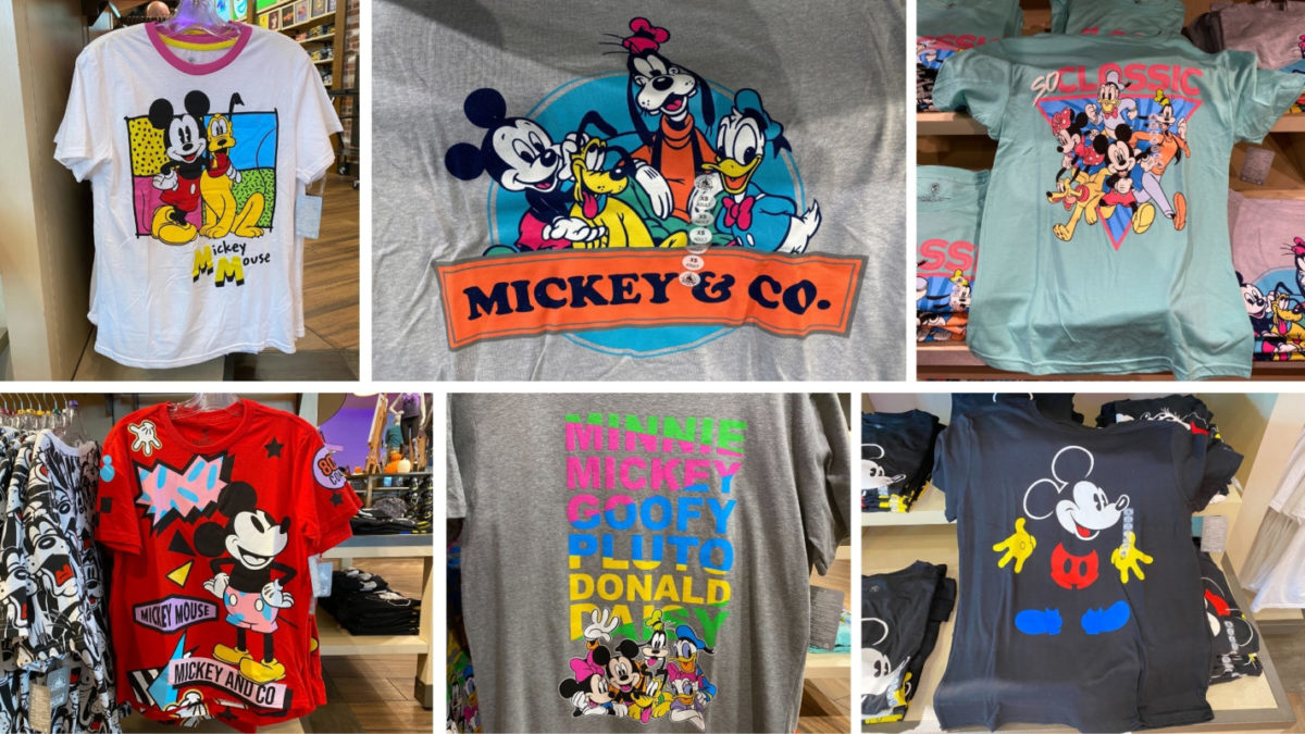Mickey and Co. T-shirts featured
