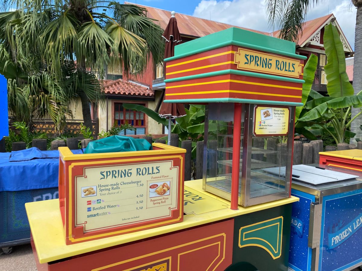 PHOTOS Adventureland Spring Roll Cart Preparing to Reopen at the Magic