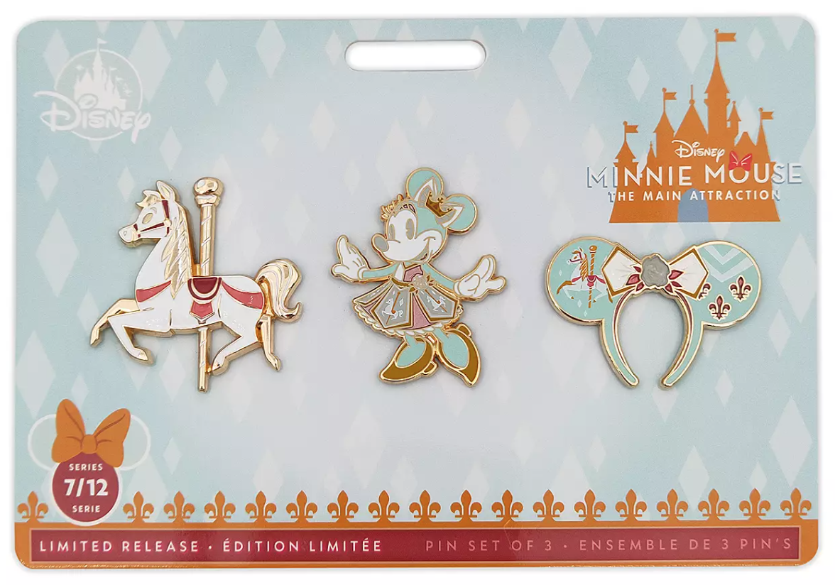 Disney Minnie Mouse The Main Attraction Pin Set Dumbo The Flying