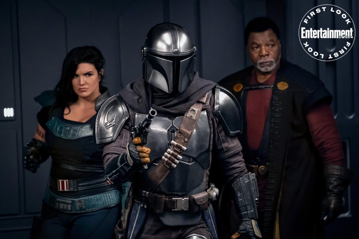 The Mandalorian, Cara Dune, and Greef Karga