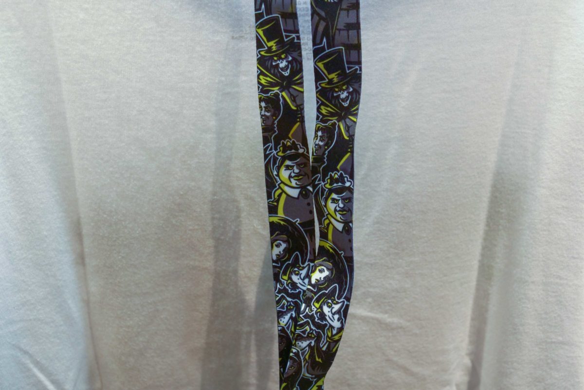 Haunted Mansion reversible lanyard