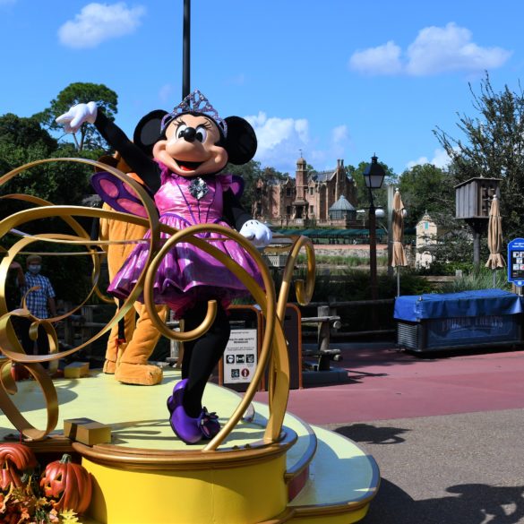 Minnie Mouse as a Butterfly Princess in Halloween Cavalcade