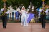 Elsa in Frozen Promenade character cavalcade
