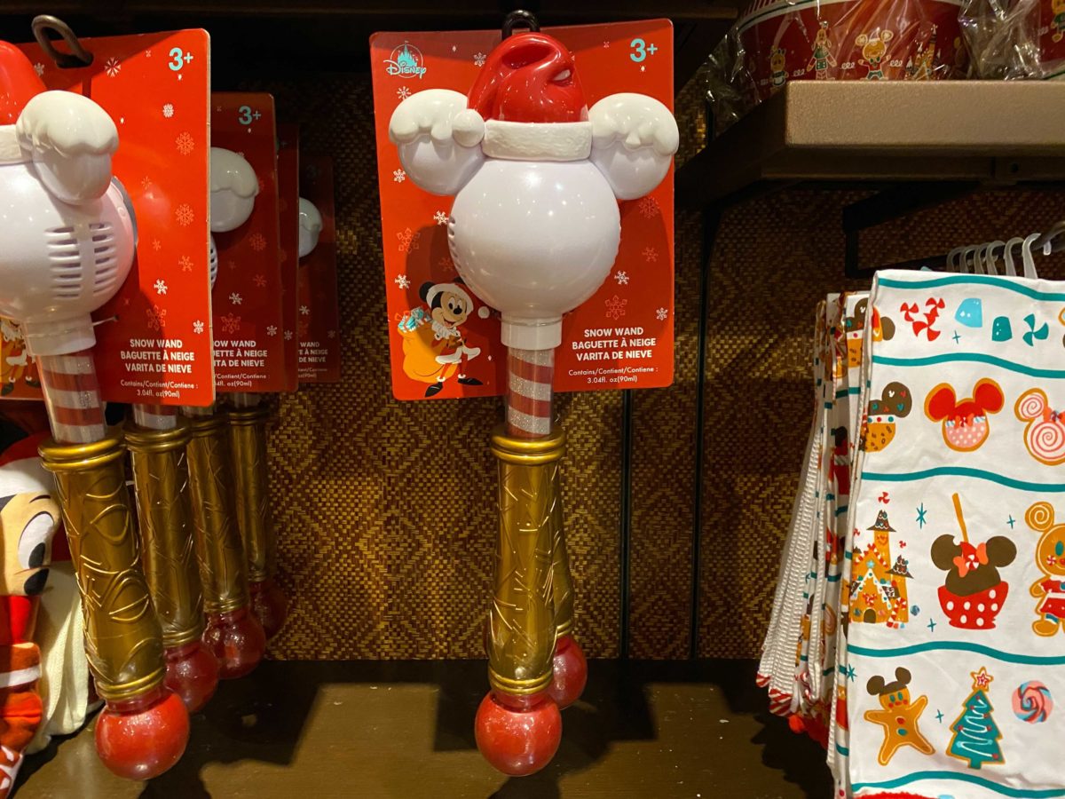 New Disney Parks Christmas Snow Wand Bubble Maker Mickey Santa Contemporary 1968 Now Collectibles