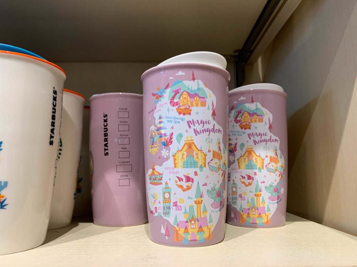 Disney Parks Starbucks Magic Kingdom Park Icons Tumbler Coffee Mug New
