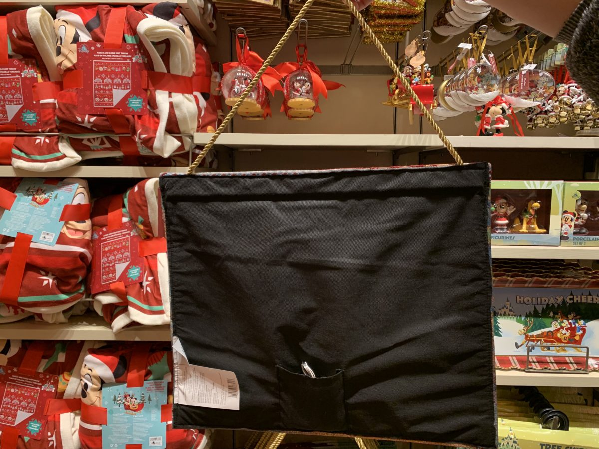 Back of Mickey and Minnie Holidays 2020 Light Up Tapestry
