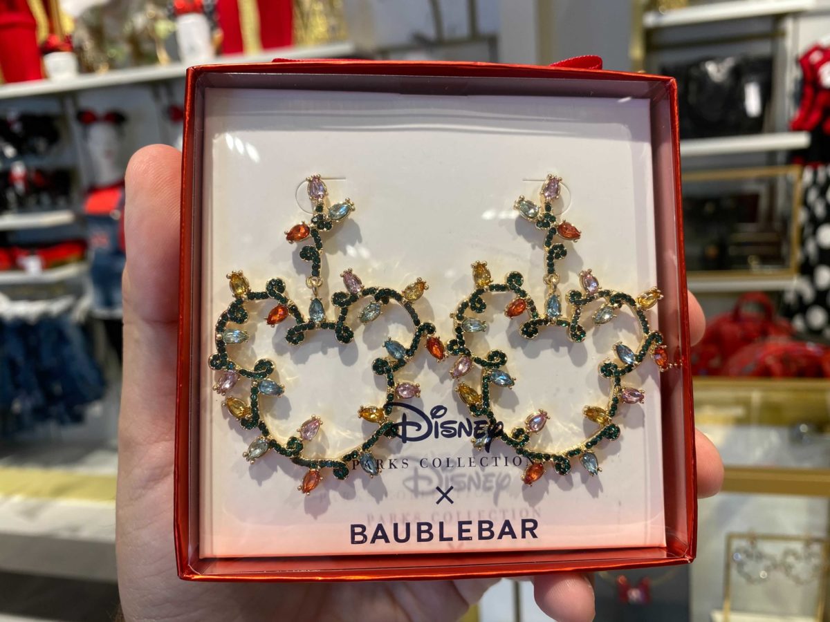 PHOTOS NEW Disney Parks x BaubleBar Collection Christmas Earrings and