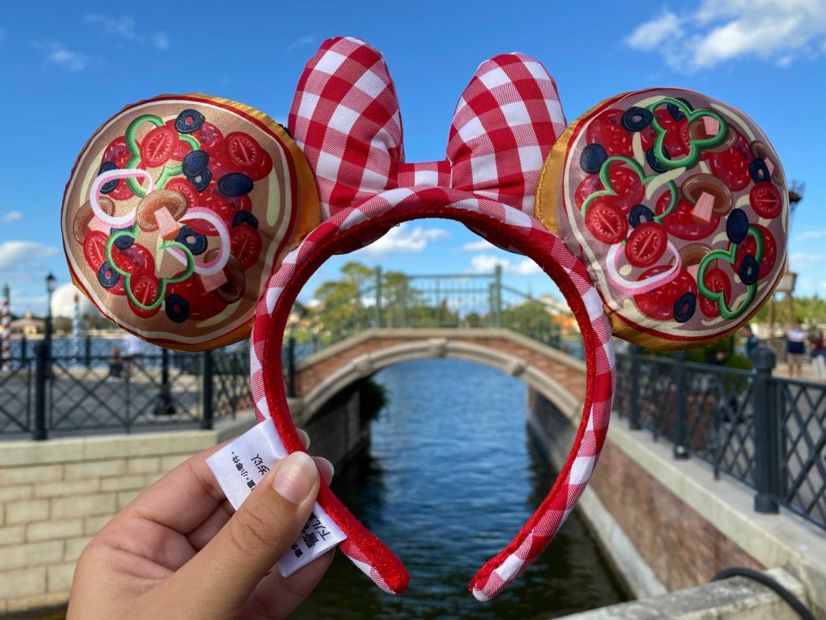 Disney Parks Epcot Italy Pizza Ears Minnie Ears Headband New In Hand