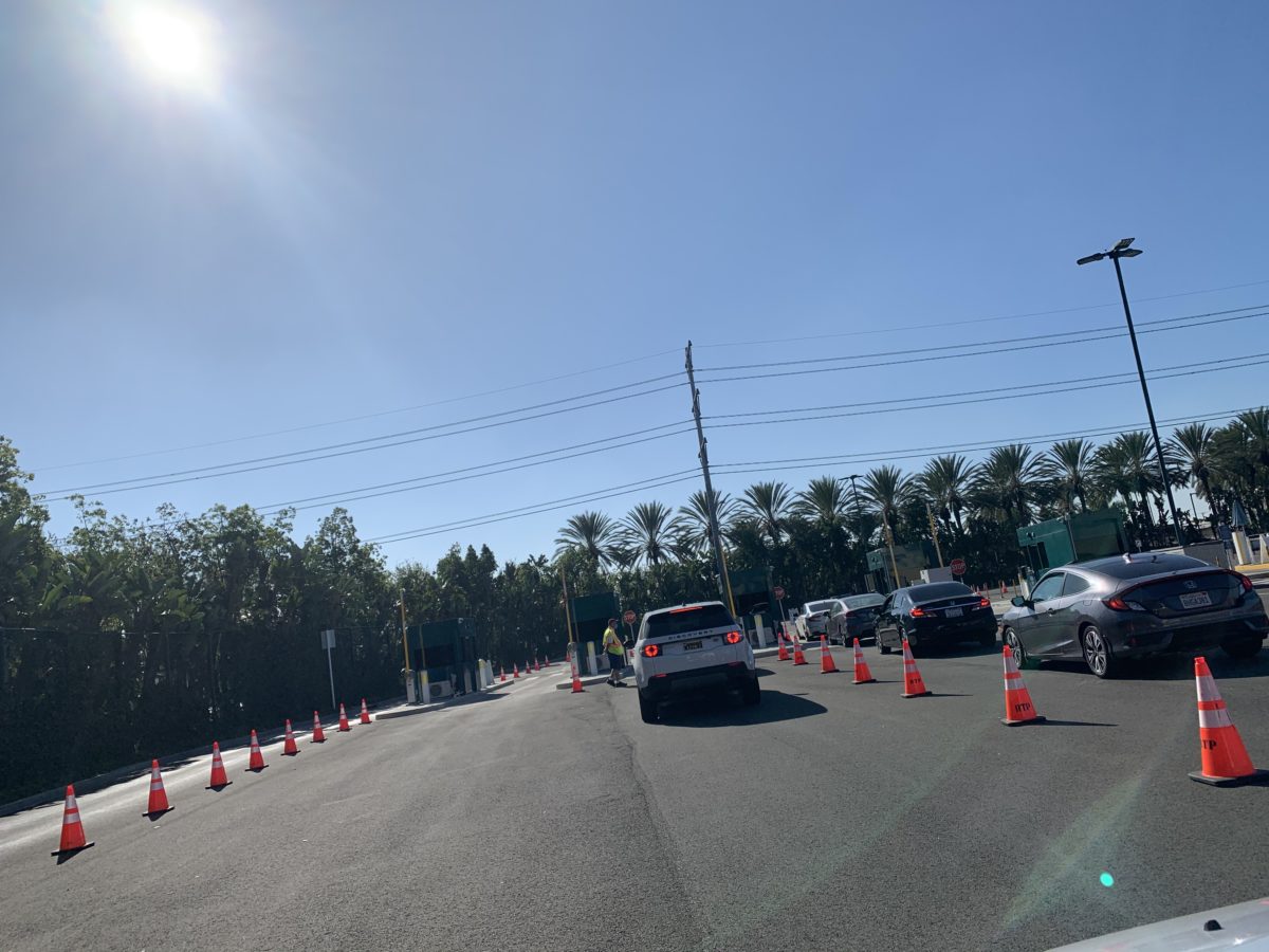 Downtown Disney Parking Toll Booth 11.14.2020