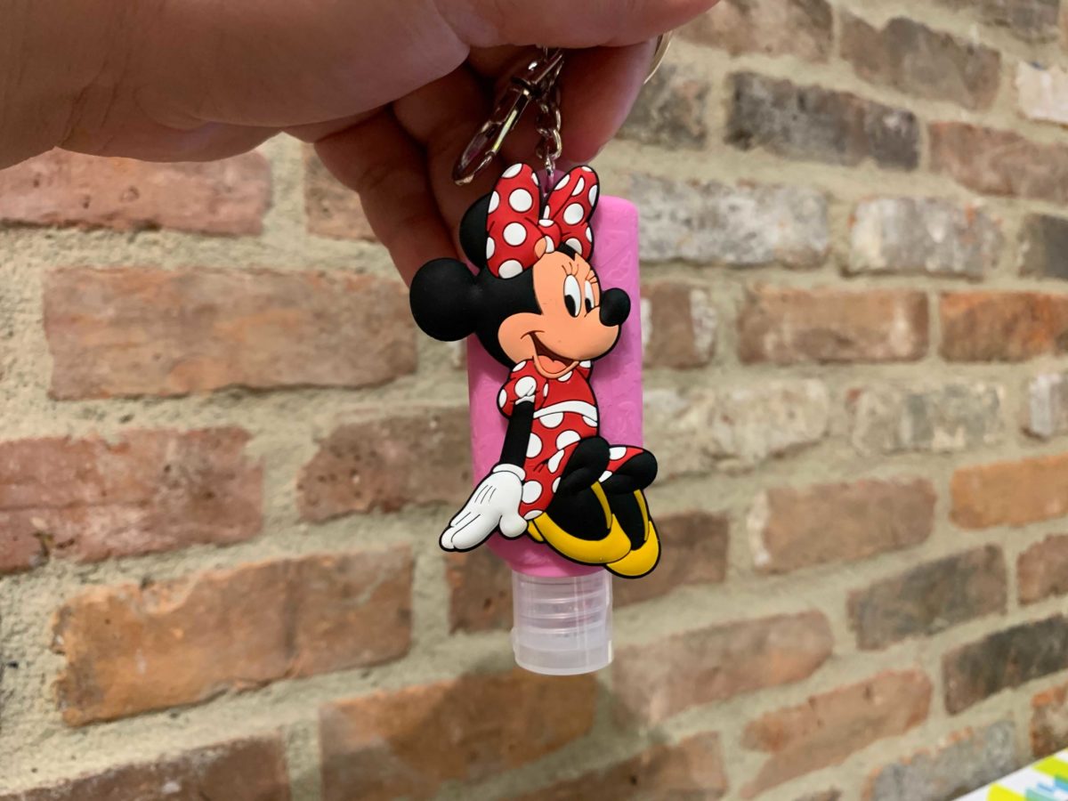Disney Parks Minnie Hand Sanitizer 1oz Keychain New with Tag 
