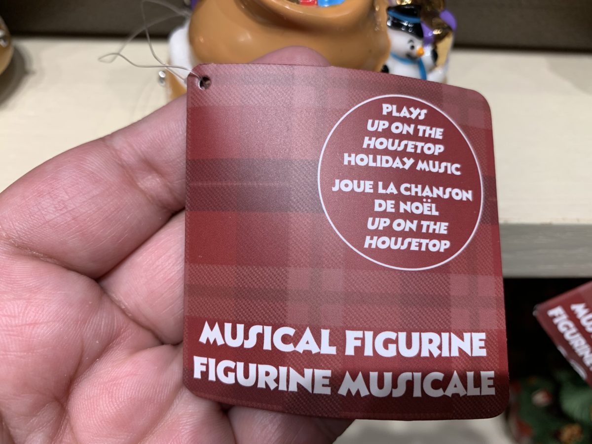 Porcelain Holidays 2020 Mickey Tag Front