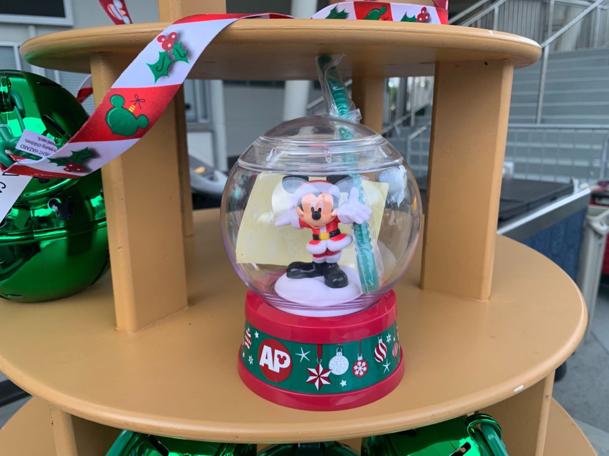 PHOTOS: NEW Annual Passholder Exclusive Santa Mickey Snow Globe 