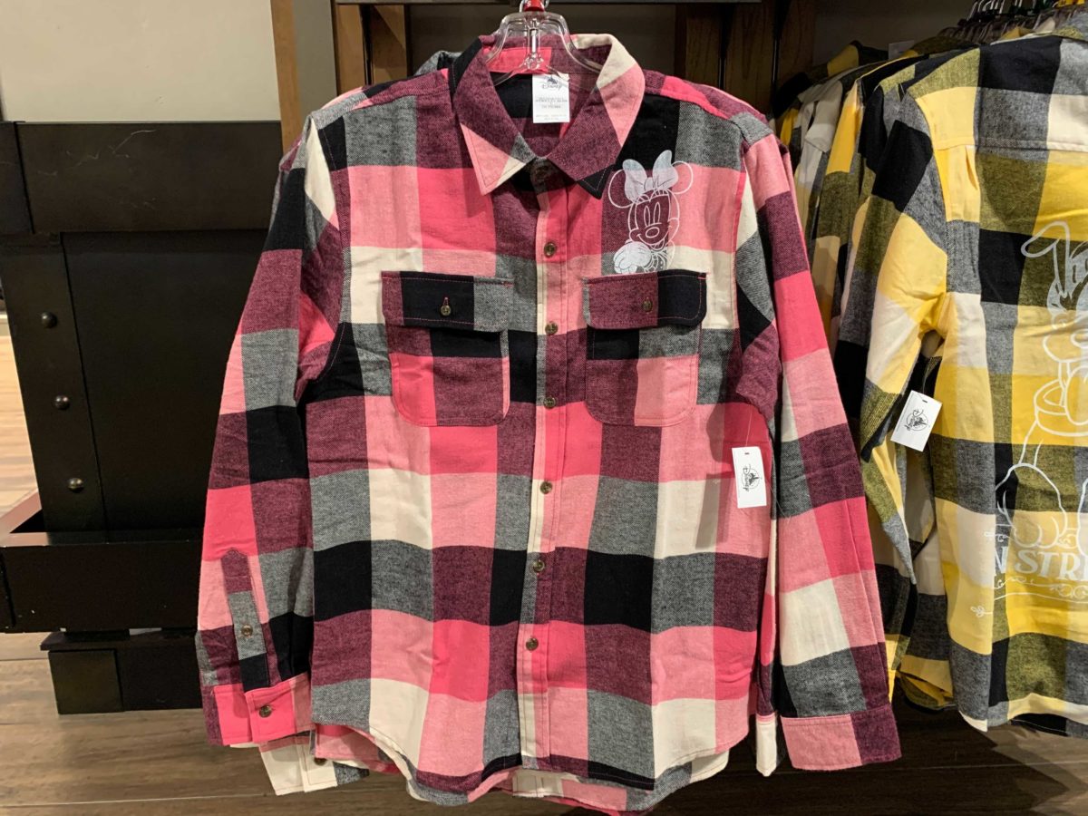 PHOTOS: NEW Character Flannel Shirts Featuring Mickey, Minnie, Goofy, and  Pluto Arrive at the Disneyland Resort - Disneyland News Today