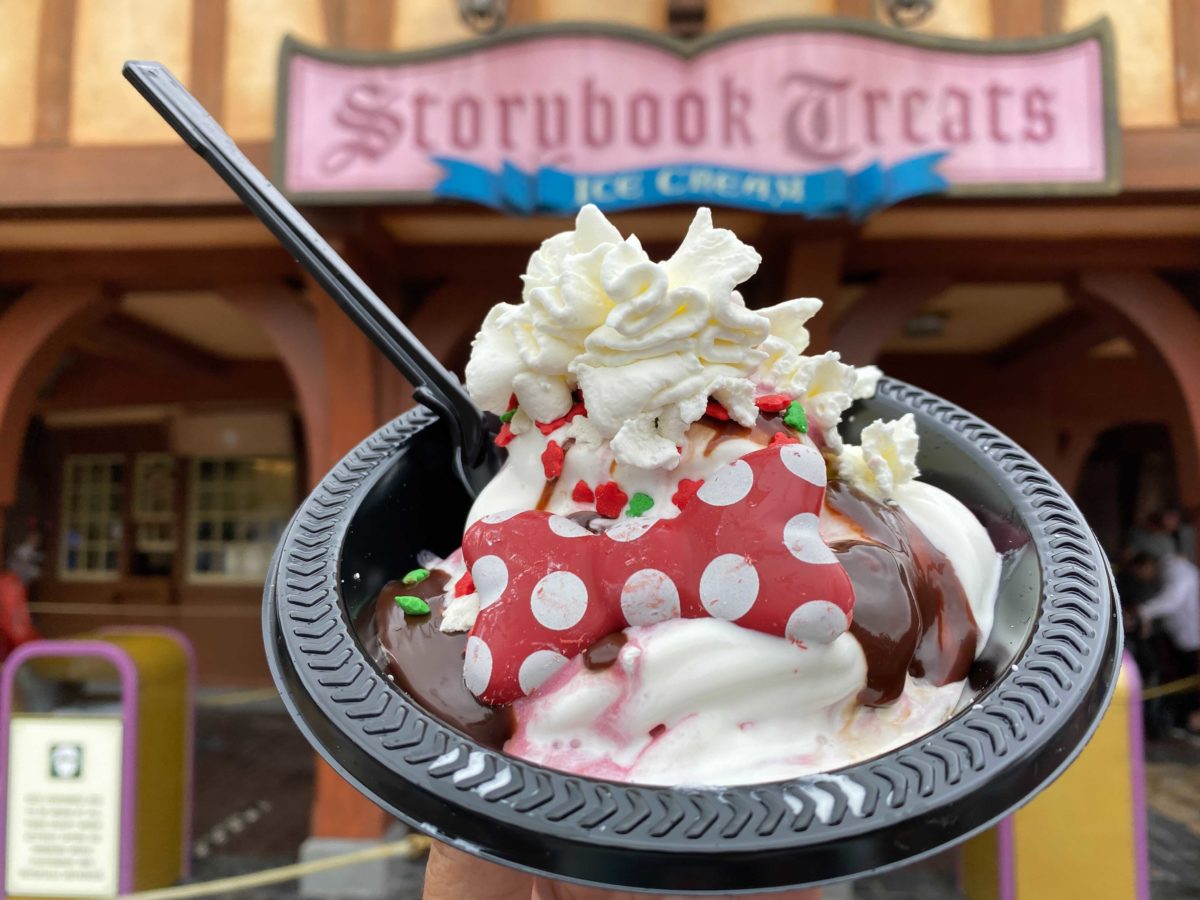 Review New Minnie S Merry Cherry Sundae Is Not So Merry At The Magic Kingdom Wdw News Today