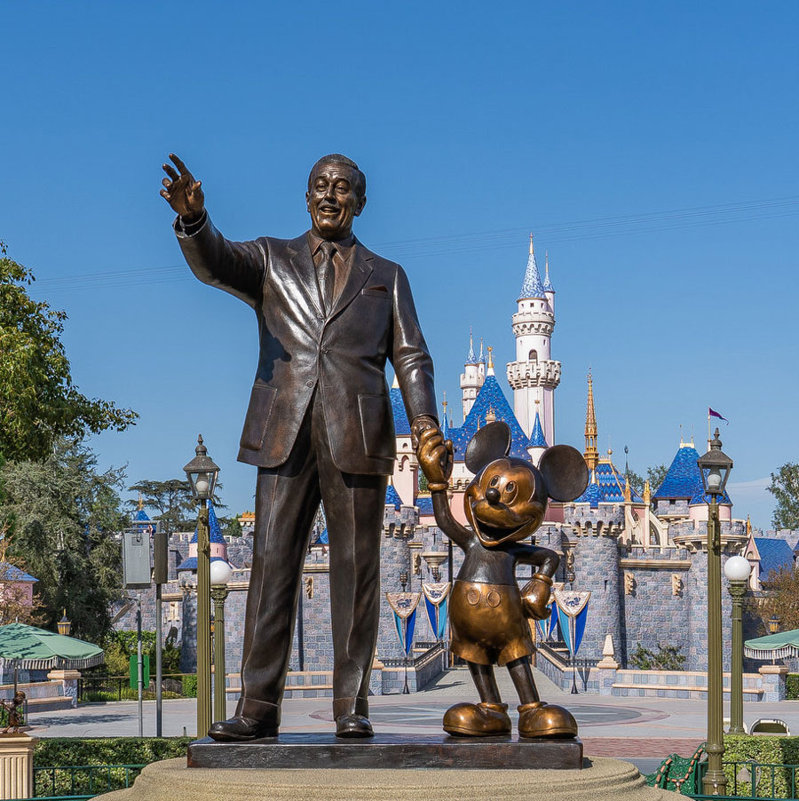 PHOTOS Walt and Mickey “Partners” Statue at Disneyland