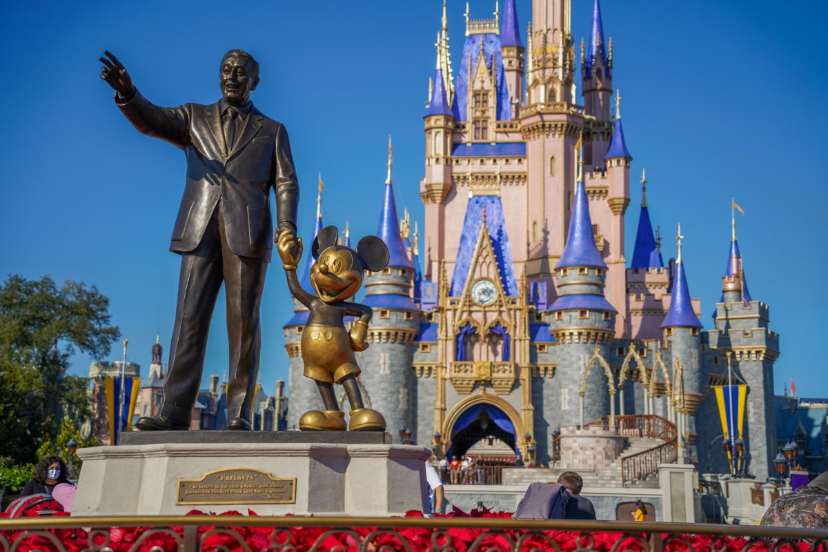 Walt Disney Partners Statue.