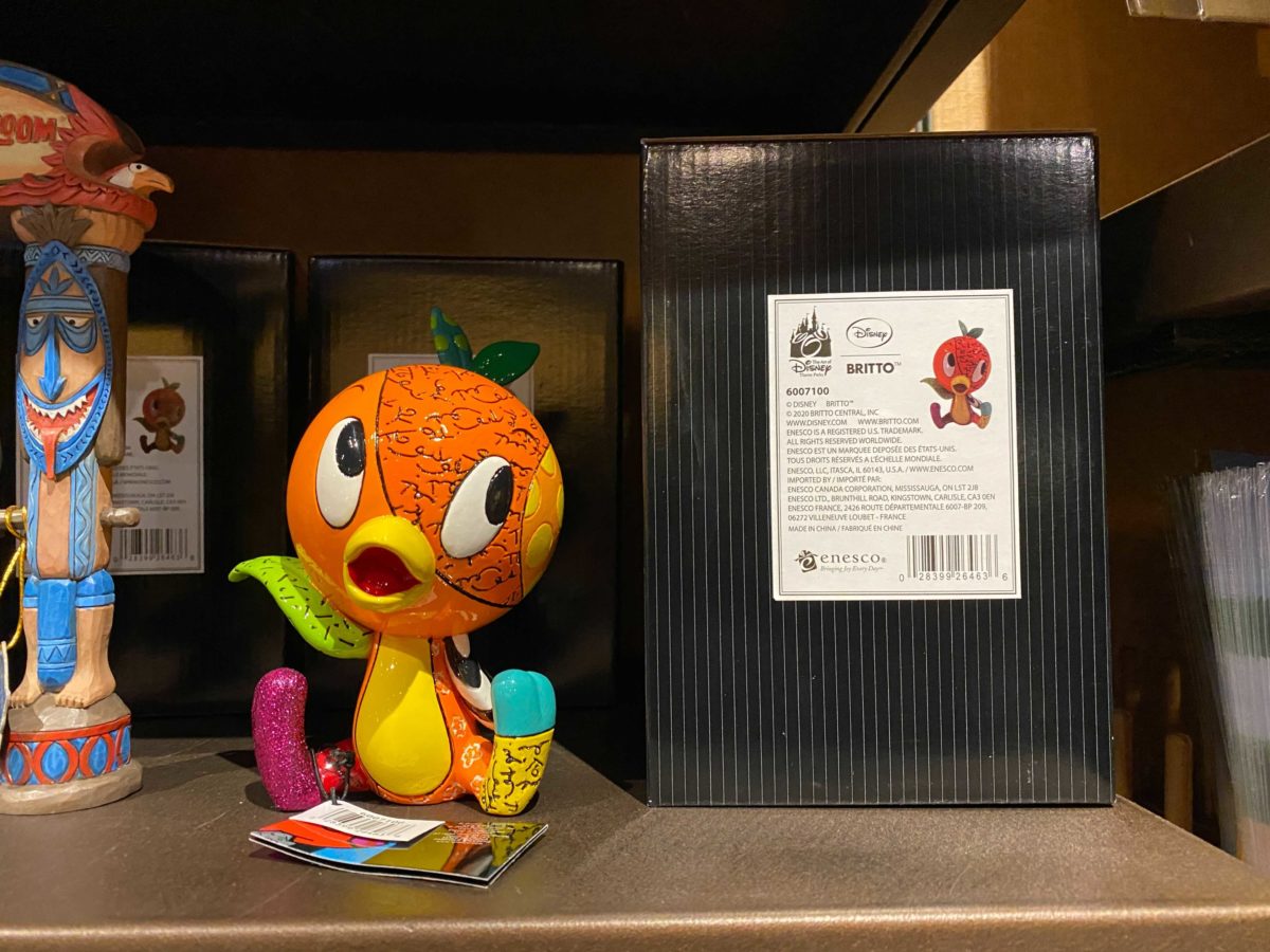 orange bird figurine