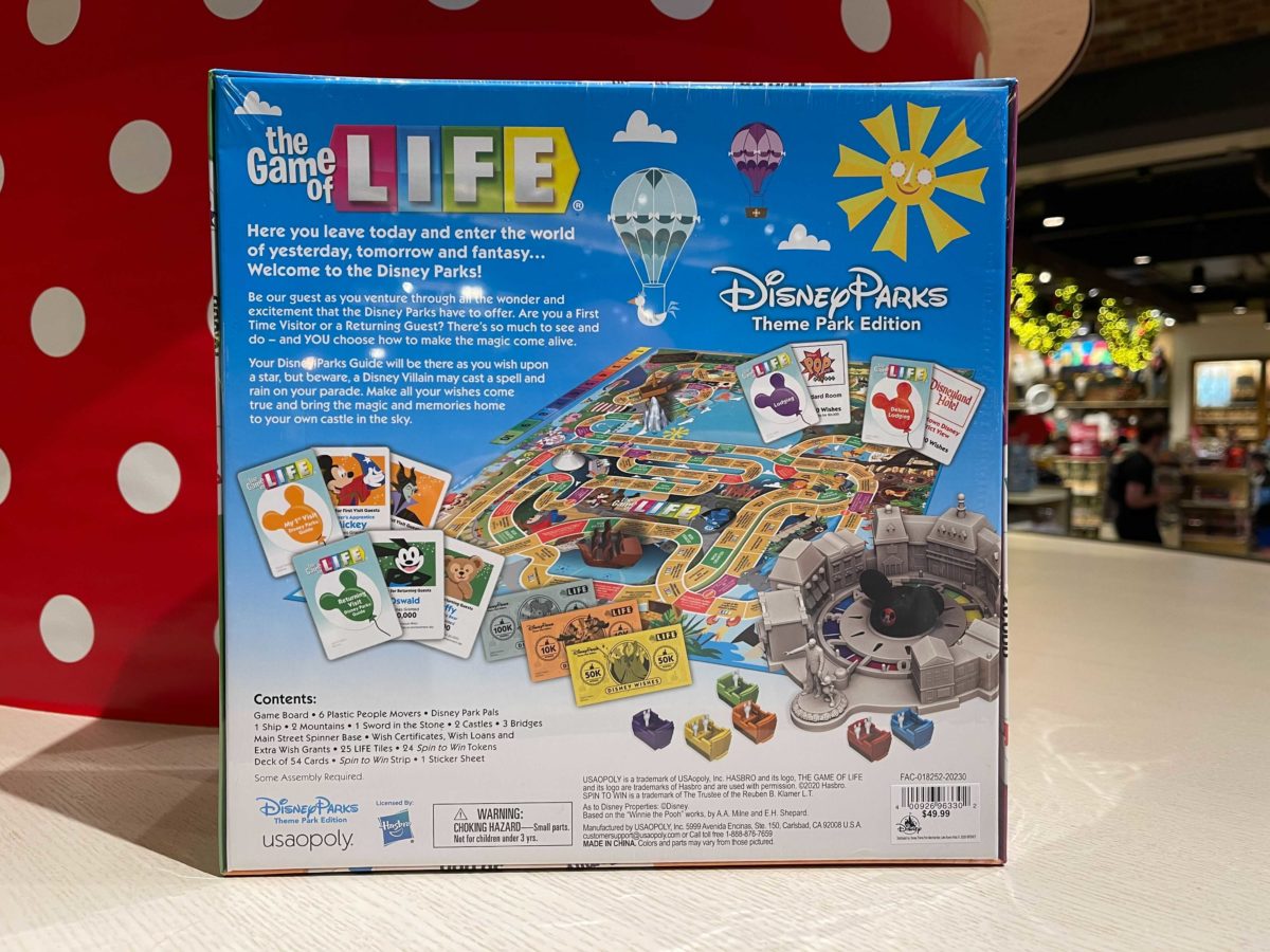 PHOTOS NEW "The Game of Life" Disney Parks Theme Park