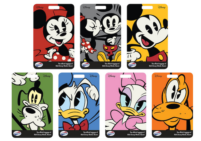Disney Parks Mickey Mouse Pants Luggage Tag NEW