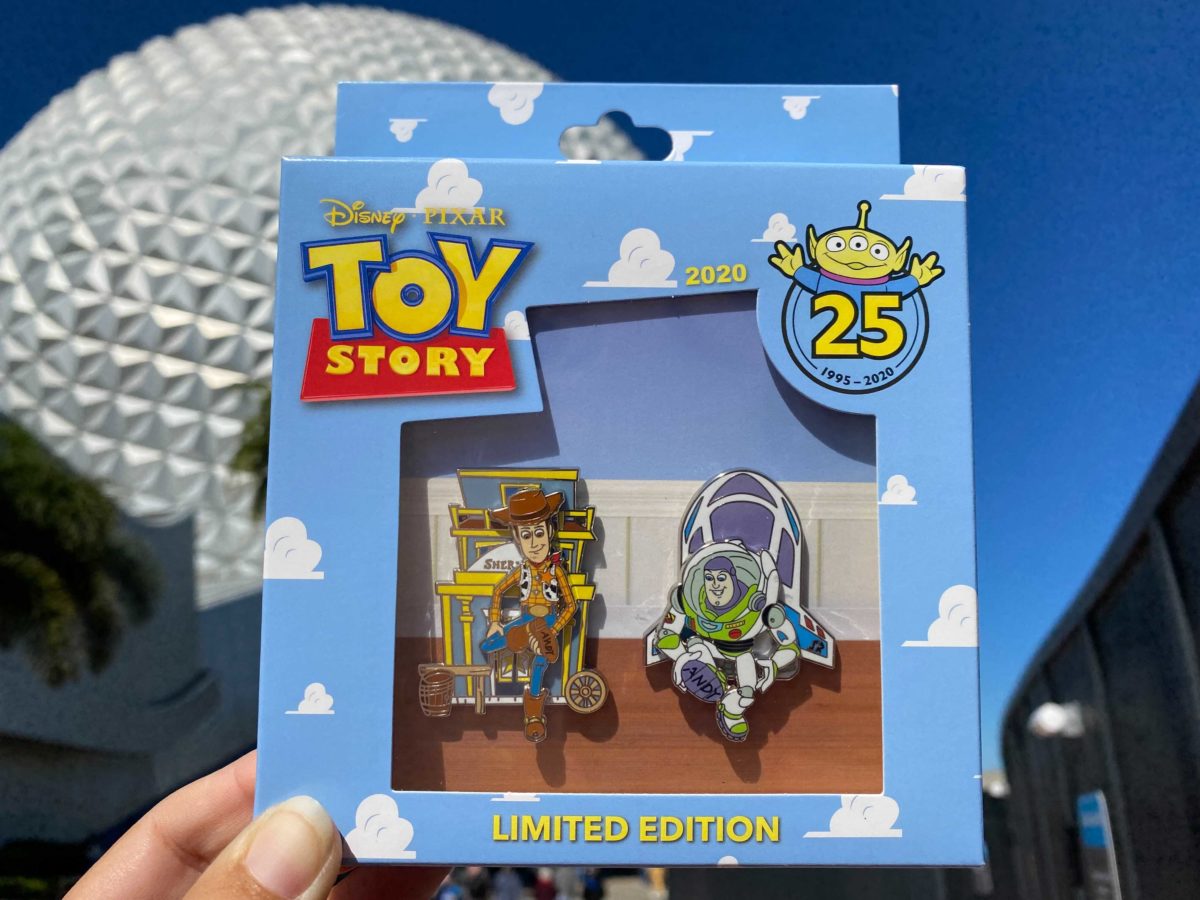 toy story 25th anniversary pin