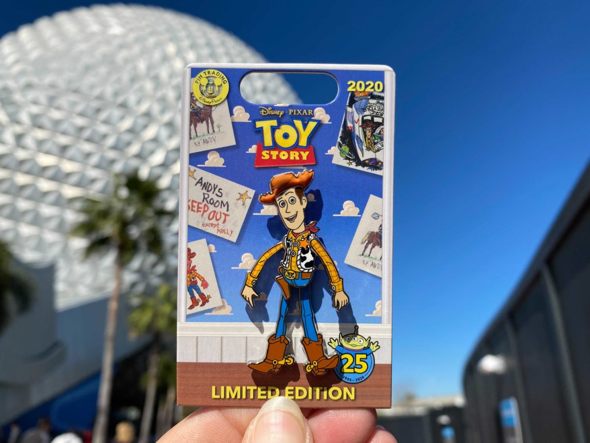 toy story 25th anniversary pin