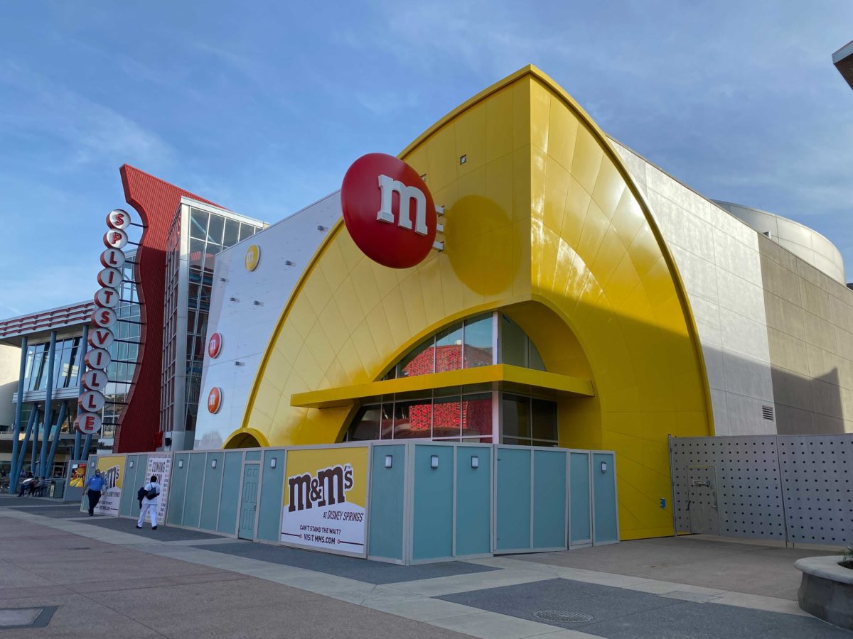PHOTOS: Three Colorful M&M's Added to the M&M's Store Facade at Disney ...