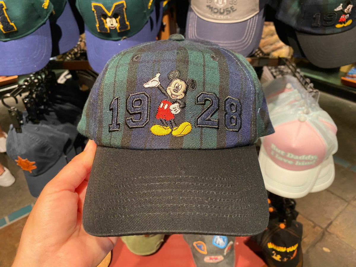NEW Walt Disney World Parks Adult Blue Mickey Mouse "M" Baseball Cap Hat