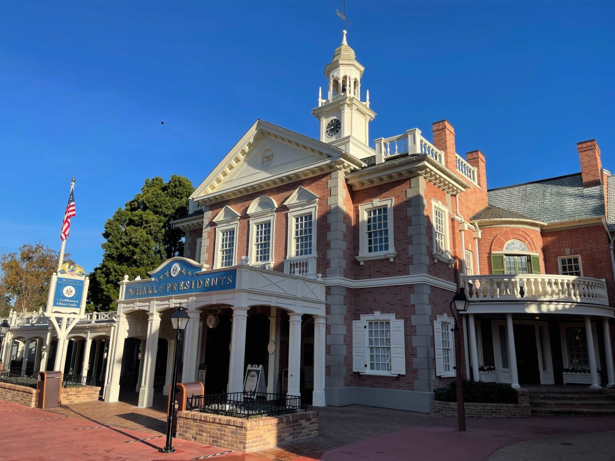 PHOTOS: The Hall Of Presidents Now Closed At The Magic Kingdom - WDW ...