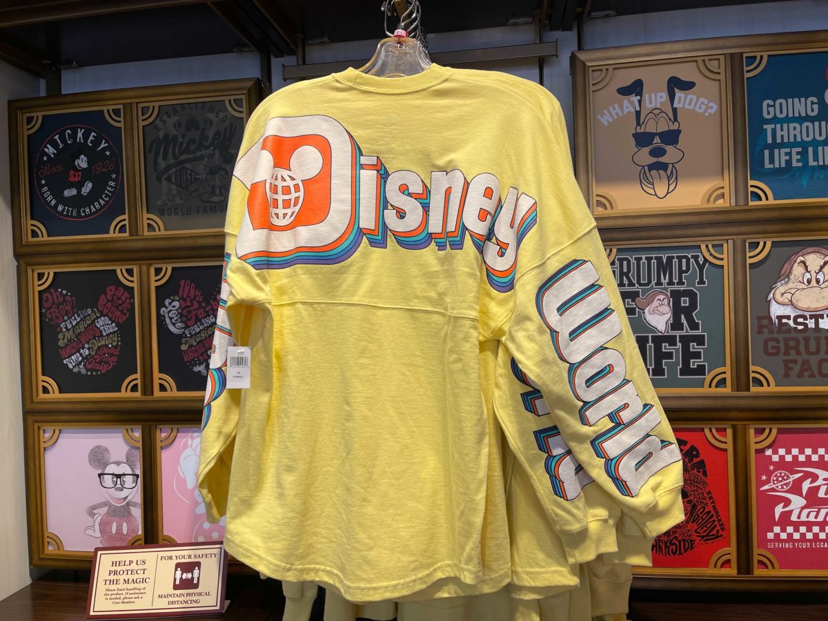 PHOTOS NEW Yellow Walt Disney World Logo Spirit Jersey Now Available