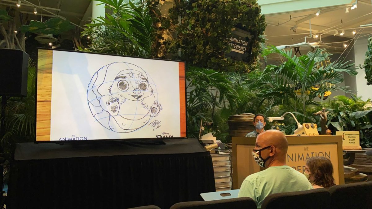 Photos Video Learn To Draw Characters From Raya And The Last Dragon At The Animation Experience At Disney S Animal Kingdom Wdw News Today