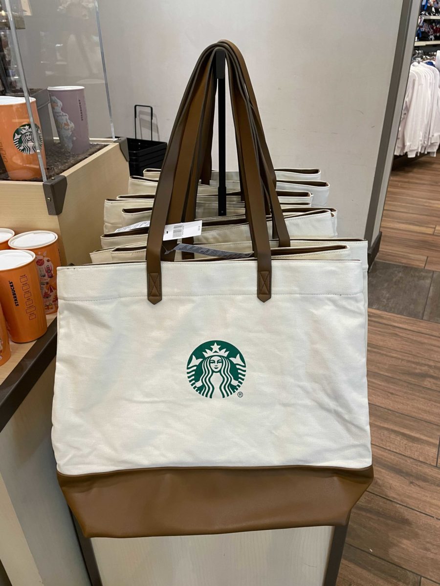 PHOTOS NEW Park Icons & Monorail Starbucks Tote Bag Available at Walt