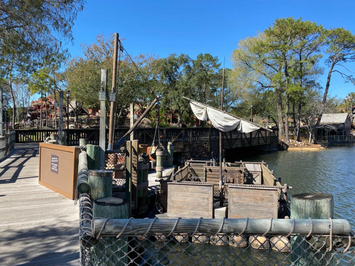 Tom Sawyer Island Raft Becky Thatcher Huck Finn