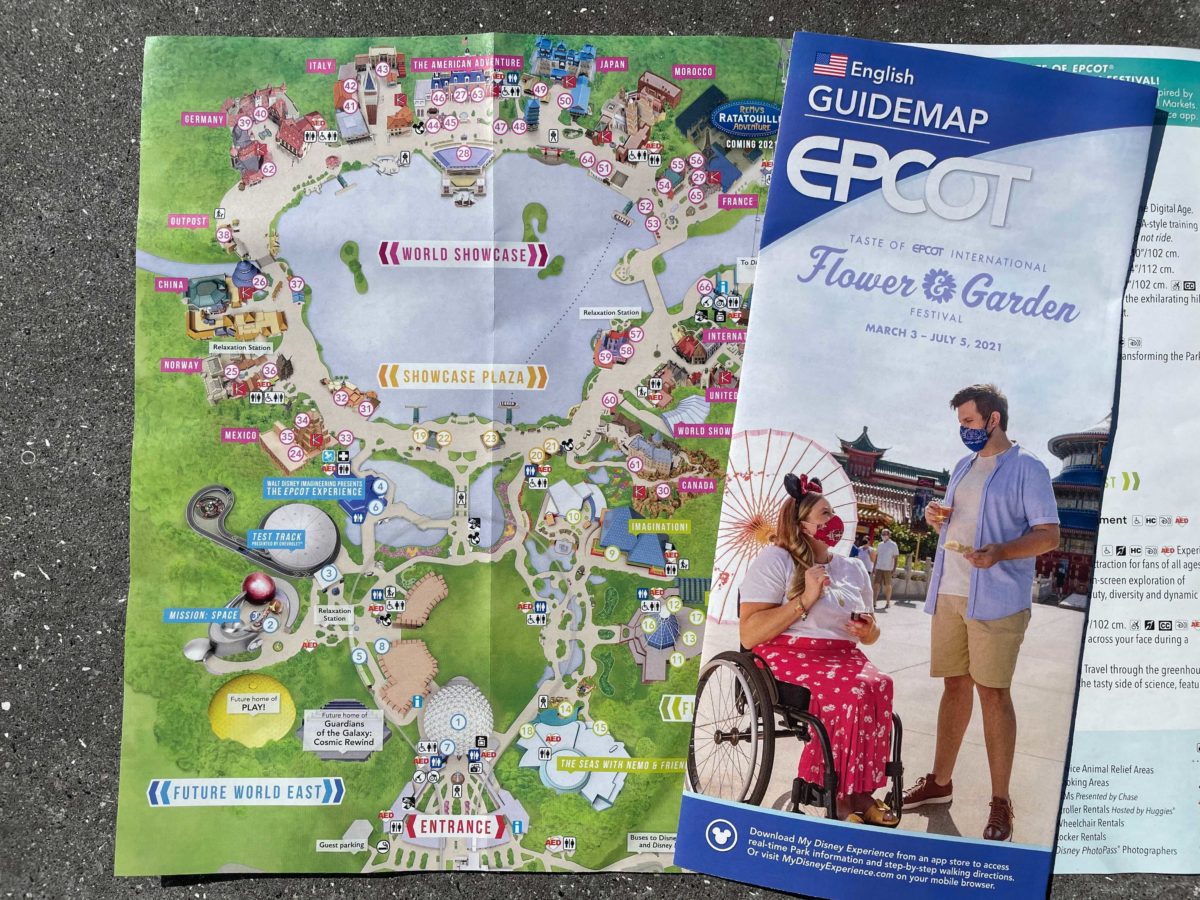 PHOTOS New Taste of EPCOT International Flower & Garden Guidemap