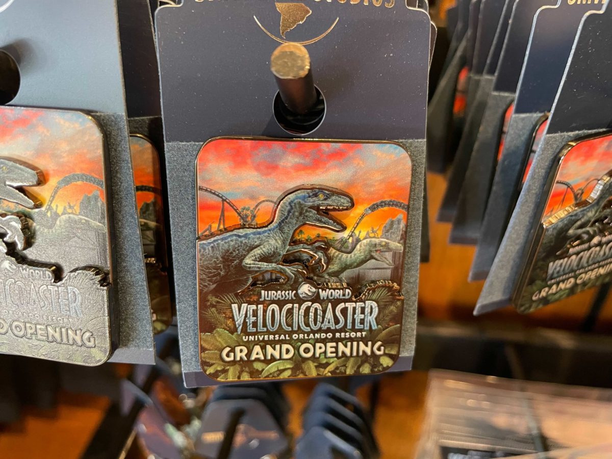 Universal Studios Jurassic World VelociCoaster Pin