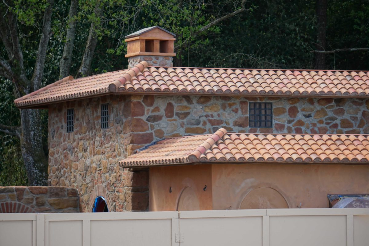 Foto: prima sbirciatina della facciata de La Gelateria nel Padiglione Italia a EPCOT