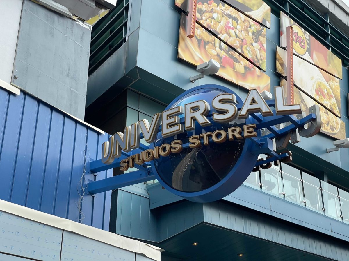 Universal Studios Store Sign