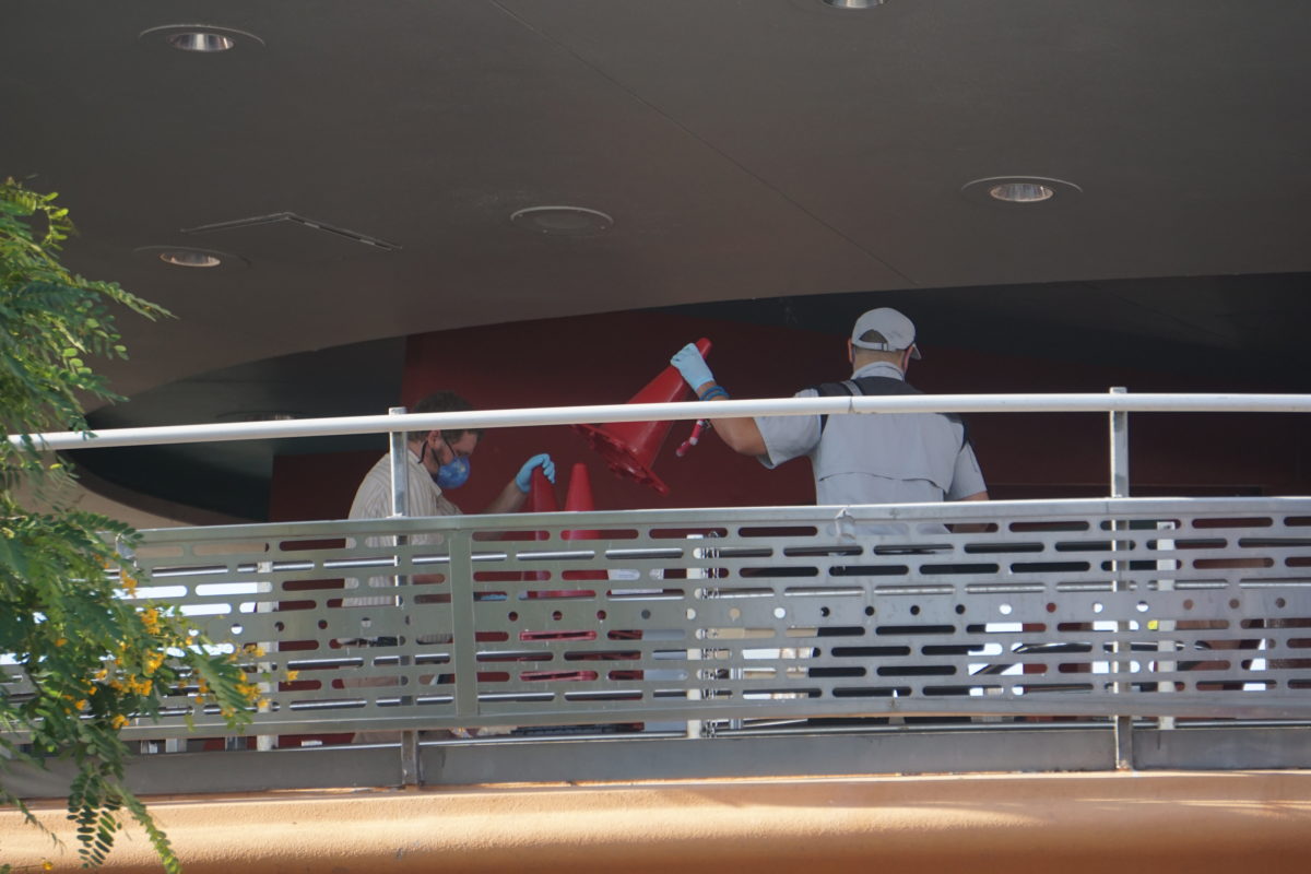 cast-members-on-peoplemover-platform-magic-kingdom-04232021-8939314