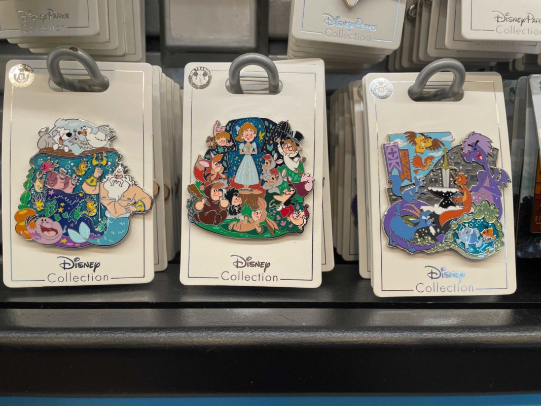 Emperor's New Groove  NEW Disney Parks 3 Pin Lot Sword in the Stone Family big 