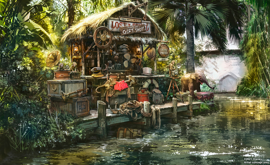Jungle Cruise Lost and Found Trader Sam Gift Shop