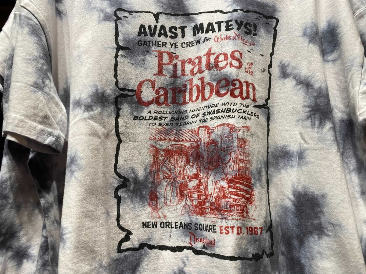 PHOTOS: New Tie-Dye Vintage Pirates of the Caribbean Apparel Drops Anchor  at the Disneyland Resort - Disneyland News Today