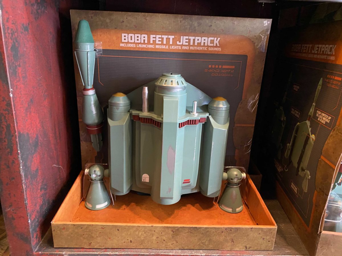 Disney Star Wars Galaxy’s Edge Boba Fett Jetpack Launching Missile Lights Sounds