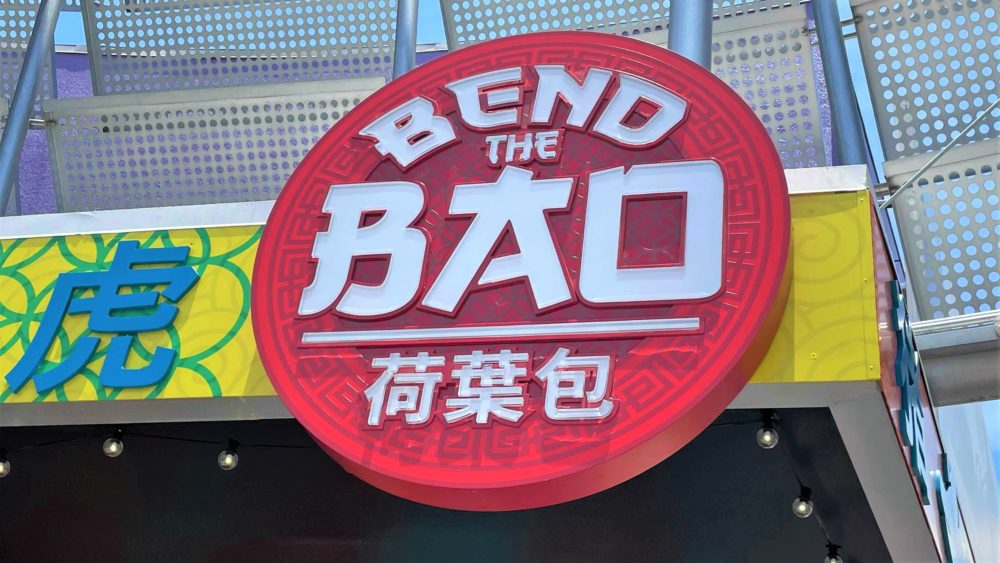 Bend the Bao sign