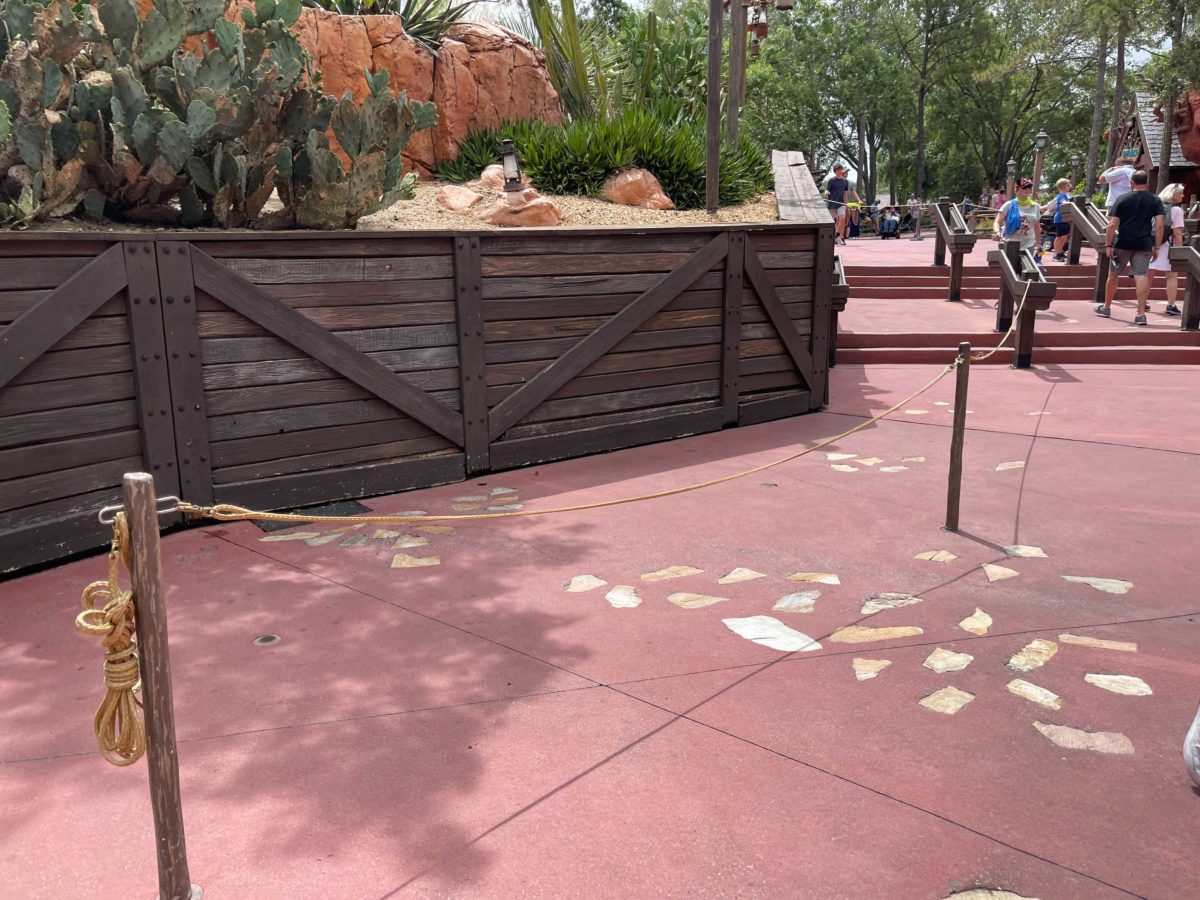 Big Thunder Mountain Railroad at the Magic Kingdom has had its extended queue markings remove to minimize social distancing efforts at Walt Disney World