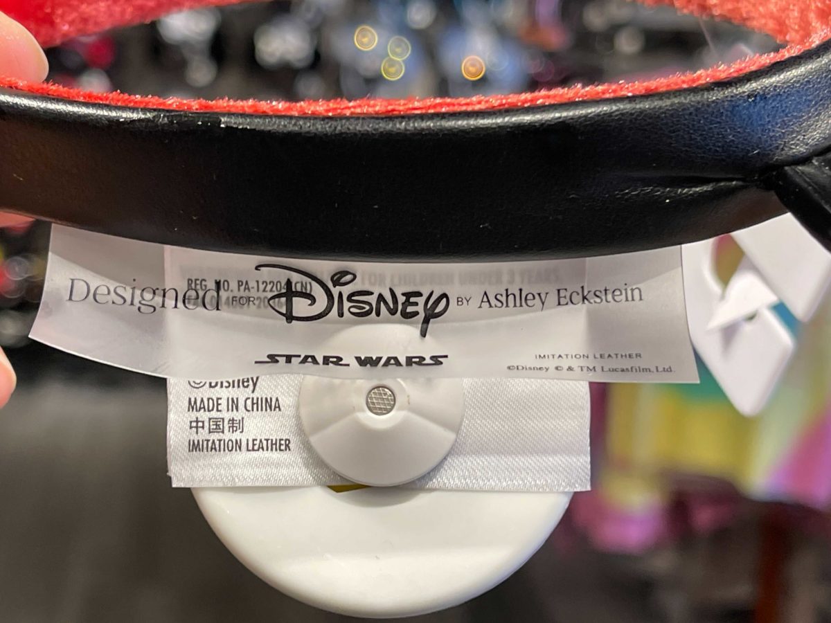New Darth Vader Mickey Ears designed by Ashley Eckstein available now at MouseGear in EPCOT at Walt Disney World.