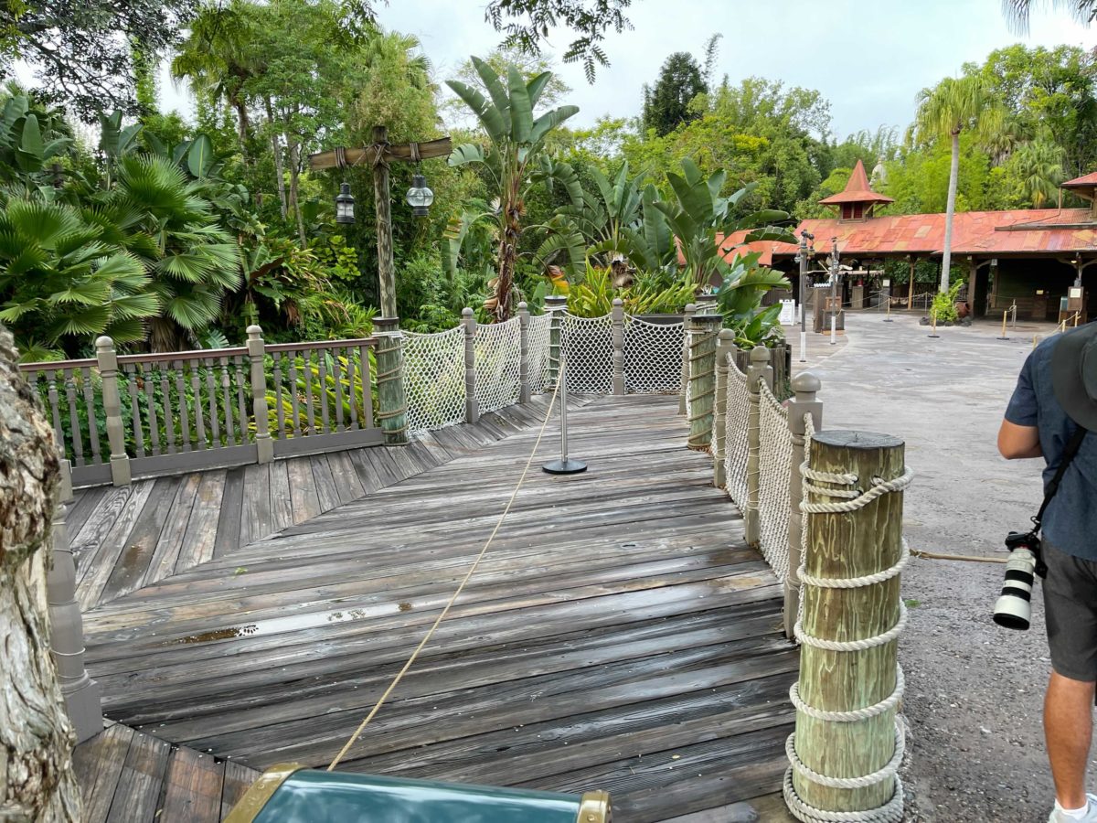 The Jungle Cruise at the Magic Kingdom has had its extended queue markings remove to minimize social distancing efforts at Walt Disney World