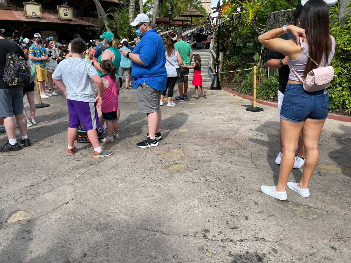The Jungle Cruise at the Magic Kingdom has had its extended queue markings remove to minimize social distancing efforts at Walt Disney World